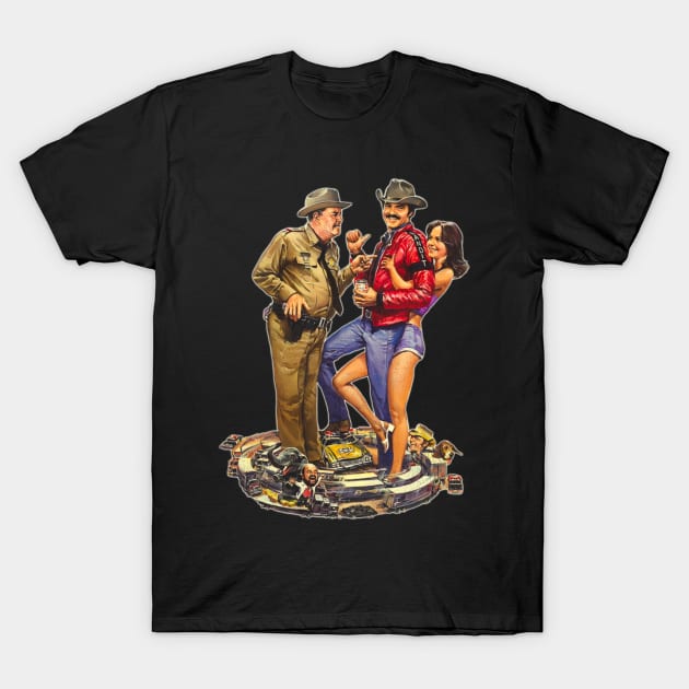East Bound and Down with Smokey and the Bandit T-Shirt by Insect Exoskeleton